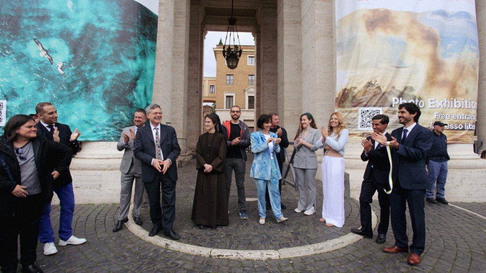 Art Exhibition in the Arms of St. Peter’s Basilica: Encouraging Change