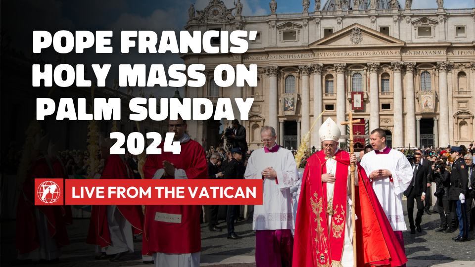 LIVE Pope Francis' Holy Mass on Palm Sunday 2024