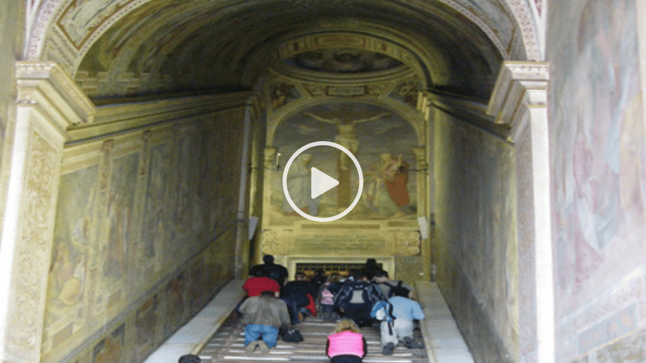 The Holy Stairs of Rome: Climbing the Pilate's Stairs on Your Knees