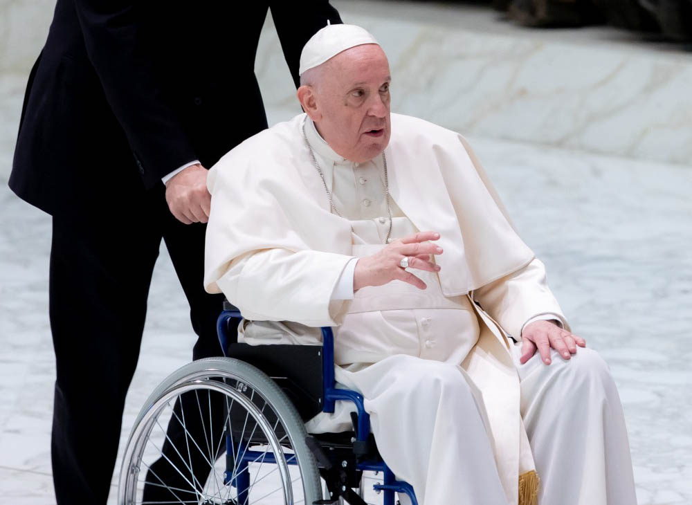 "I could die tomorrow," Pope Francis jokes, but "my health is fine."