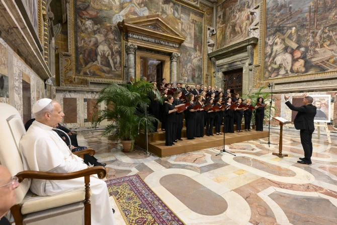 Pope Leo XIV praises the beauty and harmony of polyphony