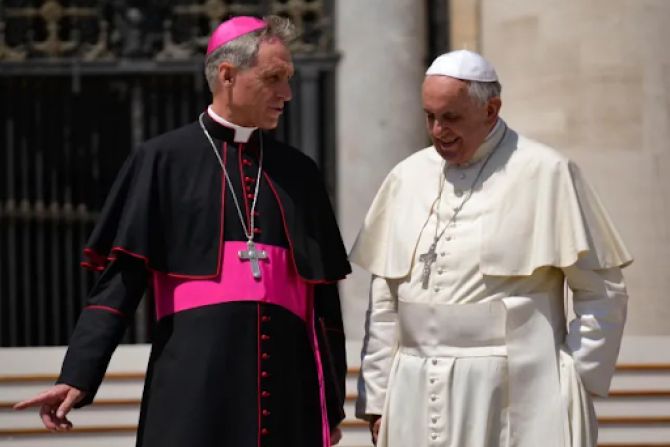 From papal secretary to nuncio? Report of a diplomatic role for Gänswein unconfirmed