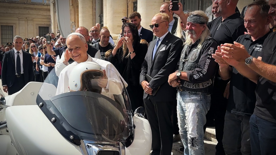 Jesus Bikers and Pope Leo's Motorcycle