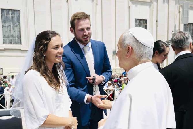 Pope Leo XIV’s marriage advice? Keep calm and pray the rosary