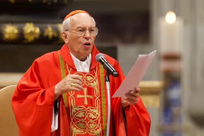 FULL TEXT & VIDEO: Cardinal Re’s homily for the Mass for the election of the Supreme Pontiff