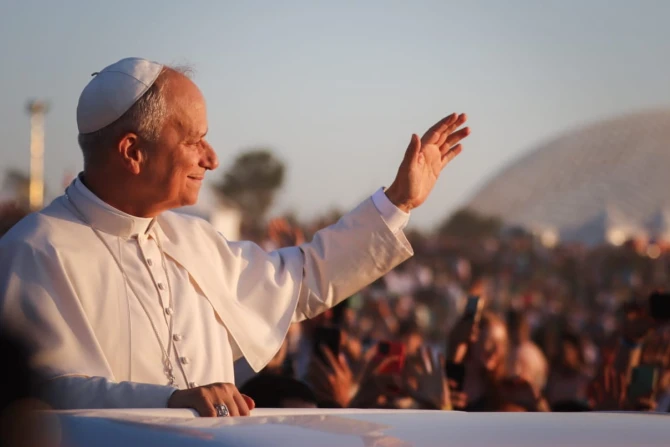 Pope Leo XIV speaks to 1 million youth at jubilee: ‘Stay with us, Lord’